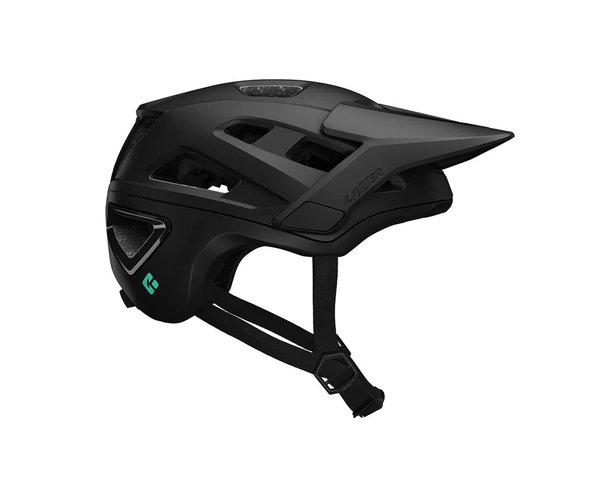 Lazer Jackal KinetiCore Trail Helmet (Full Matte Black) (M)